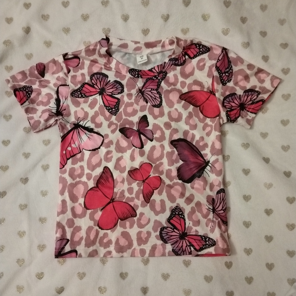10/$40 SHEIN 2pc. Kids Butterfly Outfit - Picture 3 of 4